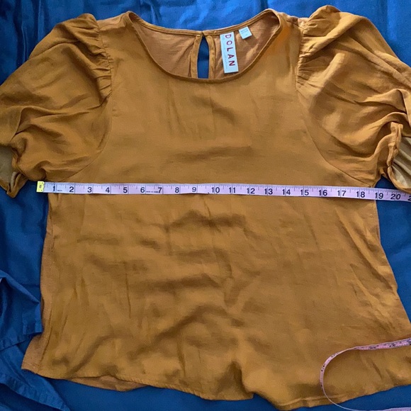 NWT Anthropologie Dolan left coast saffron top - Picture 7 of 8
